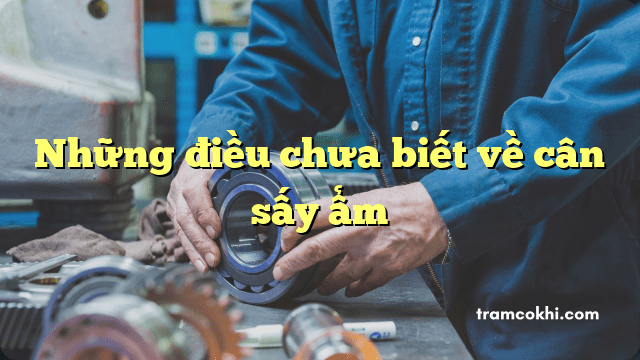 Những điều chưa biết về cân sấy ẩm