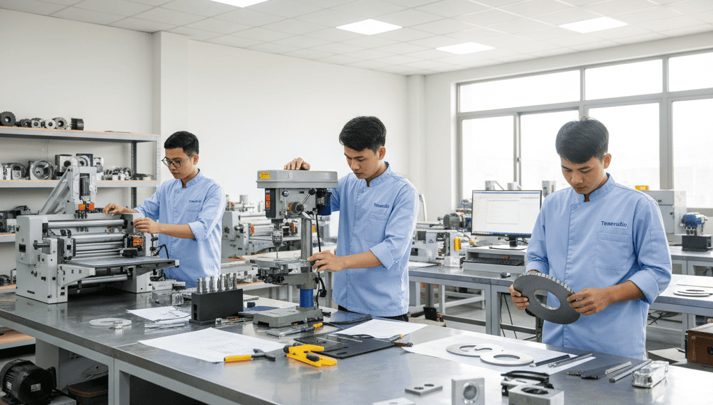 Khách hàng sử dụng hiệu quả máy móc công nghiệp của Trạm Cơ Khí