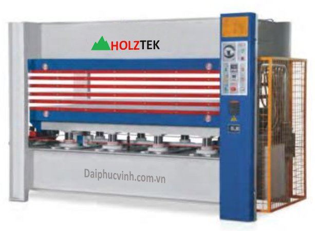 Máy ép nhiệt 5 tầng 160 tấn: Ép nóng dán Veneer, Gỗ, Film chất lượng cao